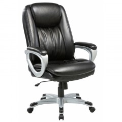 Кресло BN_U_EChair-583 TPU (TR) экокожа черный, пластик серый Кресло BN_U_EChair-583 TPU (TR) экокожа черный, пластик серый - фото 2