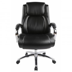 Кресло BN_Dp_EChair-585 TR рецикл.кожа черный, хром Кресло BN_Dp_EChair-585 TR рецикл.кожа черный, хром - фото 2
