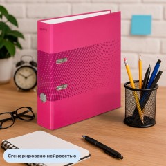 Папка-регистратор Attache Digital, розовый. лам.карт./бум.,75мм - фото 14