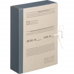 Папка архивная складная ATTACHE, 80мм,корешок бумвинил - фото 2