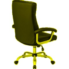 Кресло BN_Dt_EChair-586 TPU экокожа  черный, хром - фото 7