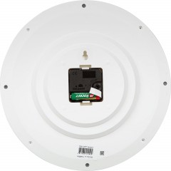 Часы настенные Troyka, модель01, диаметр 290мм,  пластик 11170100 серебро - фото 4