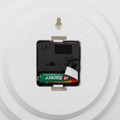 Часы настенные Troyka, модель01, диаметр 290мм,  пластик 11170100 серебро - фото 5