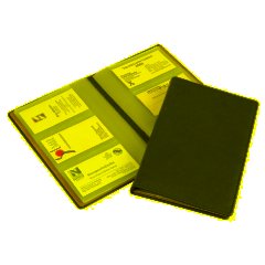 Визитница настольная 72виз,бордо,к сез.набору,А5,133х202мм,ATTACHE Вива - фото 2