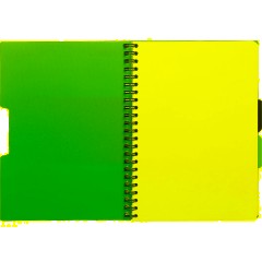 Бизнес-тетрадь А4,140л,кл,спир,пласт.обл,2разд Attache DIGITAL розов 876746 - фото 5