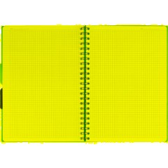 Бизнес-тетрадь А4,140л,кл,спир,пласт.обл,2разд Attache DIGITAL розов 876746 - фото 6