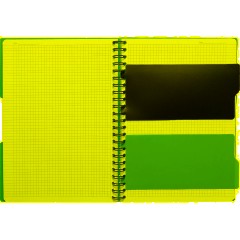 Бизнес-тетрадь А4,140л,кл,спир,пласт.обл,2разд Attache DIGITAL розов 876746 - фото 7