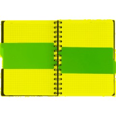 Бизнес-тетрадь А5,140л,кл,спир,пласт.обл,2разд Attache DIGITAL черн 876748 - фото 7