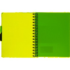 Бизнес-тетрадь А5,140л,кл,спир,пласт.обл,2разд Attache DIGITAL синий 876750 - фото 9