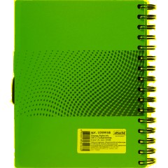 Бизнес-тетрадь А5,140л,кл,спир,пласт.обл,2разд Attache DIGITAL синий 876750 - фото 11