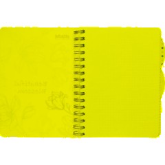 Бизнес-тетрадь А5,140л,кл,спир,плас Attache Selection Flower DreamsBlossom - фото 5