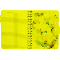 Бизнес-тетрадь А5,140л,кл,спир,плас Attache Selection Flower DreamsBlossom - фото 8