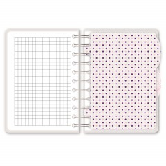 Бизнес-тетрадь А6,120л,кл,спир,пласт Attache Selection Flower Dreams 876753 - фото 2