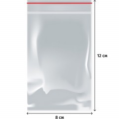 Пакет с замком (Zip Lock) 8 х 12 см, 35 мкм, 1000 шт/уп Пакет с замком (Zip Lock) 8 х 12 см, 35 мкм, 1000 шт/уп - фото 2