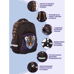 Рюкзак школьный №1School Тигренок Рюкзак школьный №1School Тигренок - фото 6