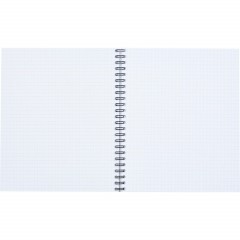 Бизнес-тетрадь А5,96л,кл,греб,ламин.обл. Attache Selection Fluid Фиолетовый - фото 2