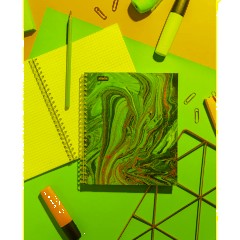 Бизнес-тетрадь А5,96л,кл,греб,ламин.обл. Attache Selection Fluid Фиолетовый - фото 11