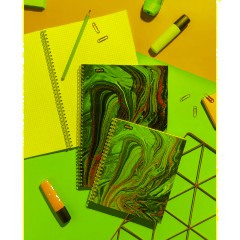 Бизнес-тетрадь А5,96л,кл,греб,ламин.обл. Attache Selection Fluid Фиолетовый - фото 12