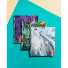 Бизнес-тетрадь А4,96л,кл,греб,ламин.обл. Attache Selection Fluid Фиолетовый Бизнес-тетрадь А4,96л,кл,греб,ламин.обл. Attache Selection Fluid Фиолетовый - фото 10