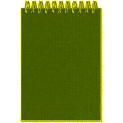 Блокнот МИКРОВЕЛЬВЕТ- А6 50л. спираль, синий, клетка 80шт