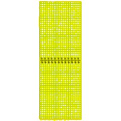 Блокнот МИКРОВЕЛЬВЕТ- А6 50л. спираль, синий, клетка 80шт - фото 2