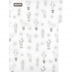 Разделитель листов пласт А5 Attache Selection Llamas чер-бел, 3шт/уп, в асс - фото 2