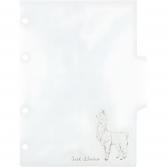 Разделитель листов пласт А5 Attache Selection Llamas чер-бел, 3шт/уп, в асс - фото 3