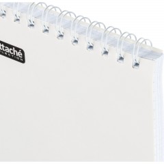 Блокнот А6,80л,кл,греб,карт.обл+УФ-лак Attache Selection LLAMAS белый - фото 4