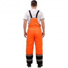 Костюм зимний муж. зд01-КПК оранж./черн. (р.48-50) 158-164 - фото 5