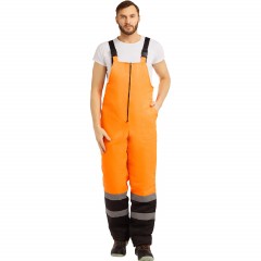 Костюм зимний муж. зд01-КПК оранж./черн. (р.60-62) 158-164 - фото 5