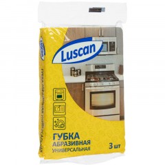 Пад ручной Губки абразивные Luscan 130x90x4 мм 3шт/уп Пад ручной Губки абразивные Luscan 130x90x4 мм 3шт/уп - фото 1