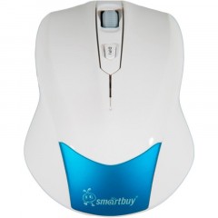 Мышь компьютерная Smartbuy 356AG белая/голубая (SBM-356AG-BW) - фото 2