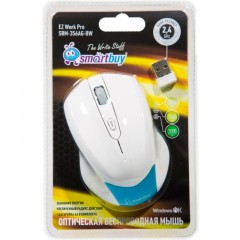Мышь компьютерная Smartbuy 356AG белая/голубая (SBM-356AG-BW) - фото 6