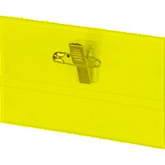 Бейдж 90х55мм Attache металл зажим/булавка (50шт) - фото 2