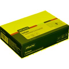 Бейдж 90х55мм Attache металл зажим/булавка (50шт) - фото 5