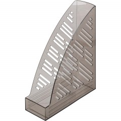 Лоток вертикальный Attache 85мм дымчатый 4шт/упк - фото 3