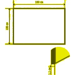 Доска пробковая 100х150 алюмин. рама ATTACHE - фото 2