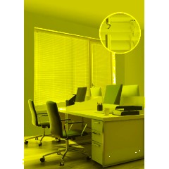 Жалюзи SKR Горизонтальные пластиковые Белый 80х160 - фото 6