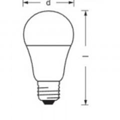 Лампа светодиодная OSRAM 10/12Вт Е27 1060Лм 4000К, груша Лампа светодиодная OSRAM 10/12Вт Е27 1060Лм 4000К, груша - фото 5