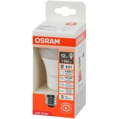 Лампа светодиодная OSRAM 10/12Вт Е27 1060Лм 4000К, груша Лампа светодиодная OSRAM 10/12Вт Е27 1060Лм 4000К, груша - фото 4