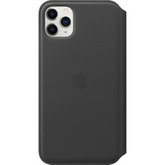 Чехол -книжка Apple Leather Folio для iPhone 11 Pro Max, чер, MX082ZM/A