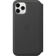 Чехол -книжка Apple Leather Folio для iPhone 11 Pro, чер, MX062ZM/A