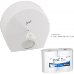 Бумага туалетная д/дисп KK Scott Controll с ЦВ 2сл белая 314м 6 рул/уп_8569 - фото 3