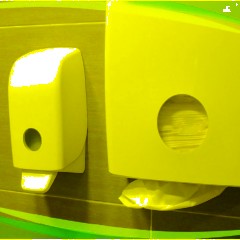 Дозатор для жидкого пенного мыла KK Aquarius белый  1 л 6948 - фото 4