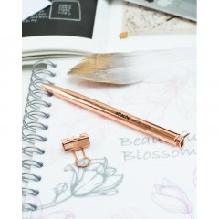 Ручка шариковая Attache Selection Spring. корп.розовое золото. ст.синий Ручка шариковая Attache Selection Spring. корп.розовое золото. ст.синий - фото 6