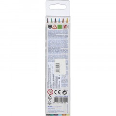 Карандаши цветные Milan Happy Bots, 6 цв., 072331506HB Карандаши цветные Milan Happy Bots, 6 цв., 072331506HB - фото 4