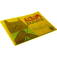 Альбом для рисования Kroyter 40л А4,склейка,блок 100гр, Мяу 00041 - фото 3