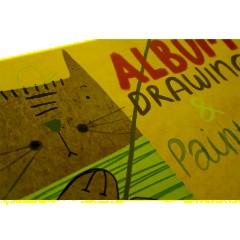 Альбом для рисования Kroyter 40л А4,склейка,блок 100гр, Мяу 00041 - фото 4