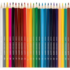 Карандаши цветные 24 цв, 6-гран, ЛУЧ Классика, 29С 1712-08 - фото 2