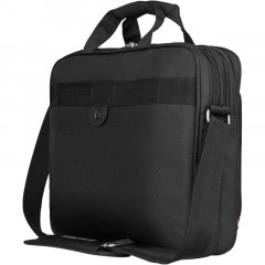 Портфель WENGER для ноутбука, черн, полиэстер/ПВХ, 40x15x33 см, 9 л 600643 - фото 2